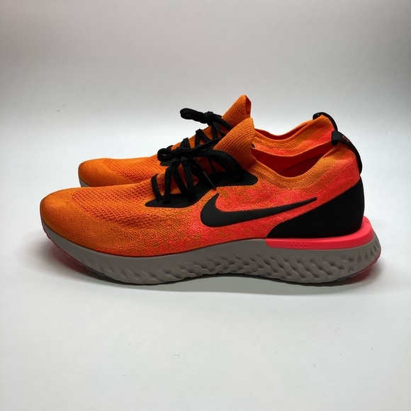 Nike Epic React Flyknit Copper Flash Shoes Sz 14 - Picture 6 of 9